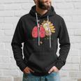 Cute Turkey Lung Respiratory Therapist Autumn Thanksgiving Hoodie Gifts for Him
