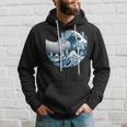 Cute Wave Of Blue Cats Blue Cats Wave Hoodie Gifts for Him