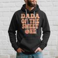 Dada Of The Sweet One Peach 1St Birthday On Peach Hoodie Gifts for Him
