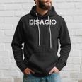 Disagio Simpatica Scritte Divertenti Ed Ironiche Felpa con cappuccio Regalos para él