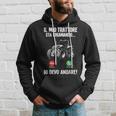 Divertente Farmer Contadino Il Mio Trattore Sta Chiamando Felpa con cappuccio Regalos para él