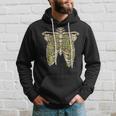 Divertente Weed Rib Cage Marijuana Bud Rib Cage 420 Felpa con cappuccio Regalos para él