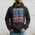 Divertido Regalo Nombre Alfa Personalizado Primer Nombre Sudadera Regalos para él