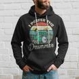 Divertido Rock Music Band Drum Player Retrointage Sudadera Regalos para él