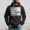 Eat Sleep Trampolino Ripetere Regalo Motivazionale Felpa con cappuccio Regalos para él
