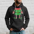 Elf Kostüm Wichtel Weihnachtself Lustige Weihnachten Kapuzenpullover Geschenke für Ihn