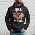 Feast Mode On Turkey Muscle Thanksgiving Family Dinner Hoodie Gifts for Him
