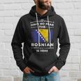 Bosnia Flag Bosnia Herzegovina Roots Kapuzenpullover Geschenke für Ihn