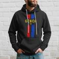 Genoa Strisce Rossoblu Grifone Gradinata Nord Zena Felpa con cappuccio Regalos para él
