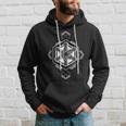 Geometria Sacra Metatron Hexagon Geometrico Pattern Felpa con cappuccio Regalos para él