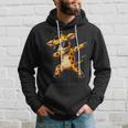 Girafe Jaune Dabbing Motif Amusant Avec Girafe Sweat à capuche Cadeaux pour lui