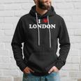 I Heart United Kingdom City I Love London Hoodie Gifts for Him