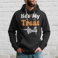 He's My Treat Skeleton Couples Matching Couple Halloween Hoodie Gifts for Him