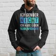 Ich Gender Nicht Ich Habe Einen Schulabschluss Blue Kapuzenpullover Geschenke für Ihn