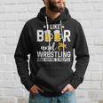 Ich Mag Bier Und Wrestling Und Mag 3 Leute Wrestler Coach Kapuzenpullover Geschenke für Ihn