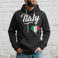 Italia Bandiera Cuore Italia Italiano Patrimonio Familiare Felpa con cappuccio Regalos para él