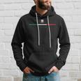 Italia National Flag Colors Italy Crest Logo Italian Roots Hoodie Gifts for Him