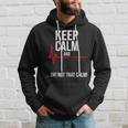 Keep Calm And Ok Not That Calm Medical Ecg Emergency Felpa con cappuccio Regalos para él