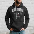 Kilgore Texas Tx Bandiera Dello Statointage Felpa con cappuccio Regalos para él