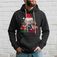 Labubu Merry Christmas Labubu Lovers Hoodie Gifts for Him
