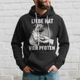 Liebe Hatier Pfoten Mops Pug Pug Dog Liebe Hatier Paw Kapuzenpullover Geschenke für Ihn