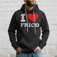 I Love Frico Dialetto Friulano Mandi Cemut Furlan Felpa con cappuccio Regalos para él