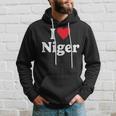 I Love Niger Kapuzenpullover Geschenke für Ihn