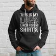 This Is My Lung Cancer Fighting Lung Cancer Awareness Hoodie Gifts for Him