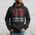 Magliaino Regalo Bevitoreino Alcolica Divertente Felpa con cappuccio Regalos para él