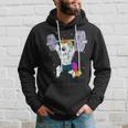 Manly Unicorn Bodybuilding Muscle Allenamento Divertente Felpa con cappuccio Regalos para él