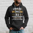 Marzo 1982 42 Anni Compleanno Uomo Donna 1982 Felpa con cappuccio Regalos para él