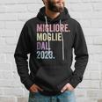 Migliore Moglie Dal 2023 Anno 1 Anniversario Matrimonio Felpa con cappuccio Regalos para él