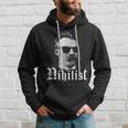 Nihilist Nichilista Filosofia Friedrich Nietzsche Filosofo Felpa con cappuccio Regalos para él