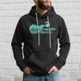 Noche Lago Guitarra Eléctrica Reflejos Amante De La Guitarra Sudadera Regalos para él