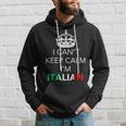 Non Posso Calmare Keep I'm Italian Felpa con cappuccio Regalos para él