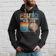 Nunca Olvides A Plutón Estilo Retro Espacio Divertido Sudadera Regalos para él