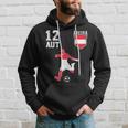 Österreich Fan Em Spieler Ball Nummer 12 Kapuzenpullover Geschenke für Ihn