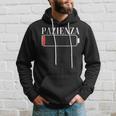 Pazienza 1 Divertenti Frasi Maglia Regali Simpatiche Felpa con cappuccio Regalos para él