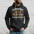 Pension 2024 Für Dieses Musste Ich Lang Arbeit Kapuzenpullover Geschenke für Ihn