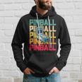 Pinball Retròintage Arcade Pinball Machine Felpa con cappuccio Regalos para él