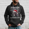 Rentier War Ausverkauft Lustiges Katzen Weihnachts Kapuzenpullover Geschenke für Ihn