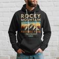 Rocky Mountain Est 1915 Colorado Vintage Retro National Park Hoodie Gifts for Him