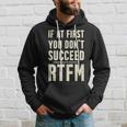 Si Al Principio No Tiene Éxito El Servicio De Atención Al Cliente Rtfm Sudadera Regalos para él