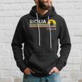 Sicilia Italia Italy Lemon Souvenirsintage Retro Kapuzenpullover Geschenke für Ihn