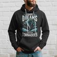 Stormchaser Tornado Chasing Meteorologo Outfit Felpa con cappuccio Regalos para él