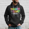 Summer Camp Happy Camper Vacation Matching Family Group Hoodie Gifts for Him