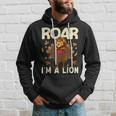 Thanksgiving Fake Lion Thanksgiving Turkey Lion Hoodie Gifts for Him