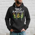 Tres Amigos Avocados Guac Cinco De Mayo Fiesta Mexicanegan Kapuzenpullover Geschenke für Ihn