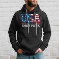 United States Flag Shot Put Usa Team Sport Shot Put Hoodie Gifts for Him