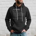 Uomo Angelo Definizione Divertente Nome Angelo Personalizzato Felpa con cappuccio Regalos para él